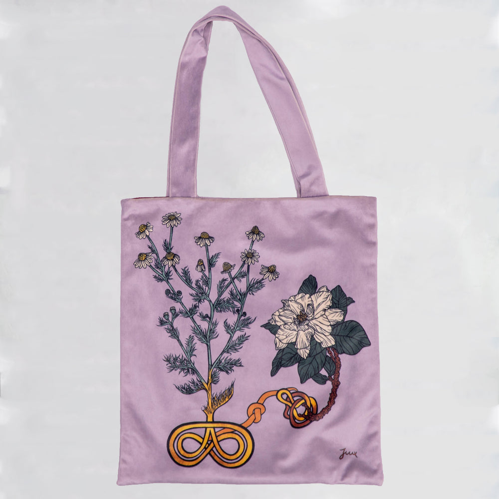 
                  
                    Load image into Gallery viewer, &amp;quot;Powerful Bonds: Lavender&amp;quot; Velvet Bag
                  
                