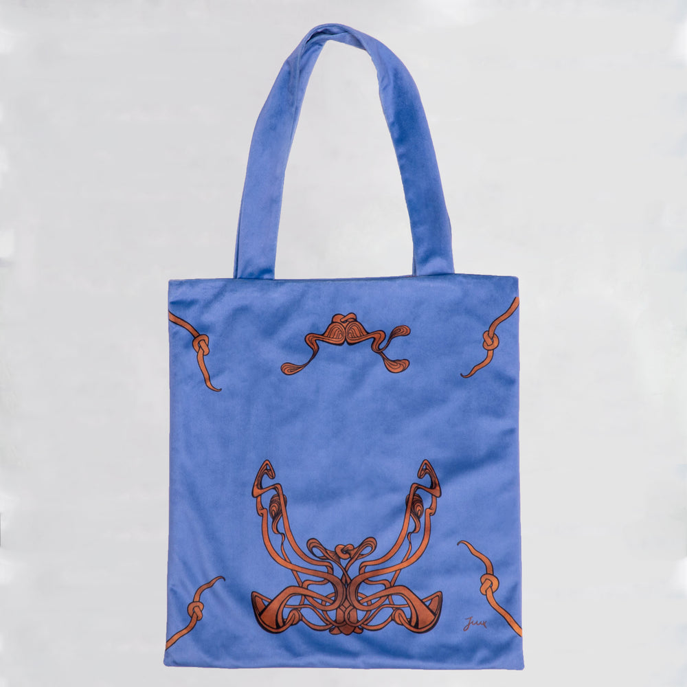 
                  
                    Load image into Gallery viewer, &amp;quot;A Goblet of Uniqueness: Blue&amp;quot; Velvet Bag
                  
                