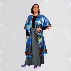 
                  
                    Load image into Gallery viewer, &amp;quot;You Are My Lucky Charm&amp;quot; Satin T Reversible JUUXKimono™
                  
                