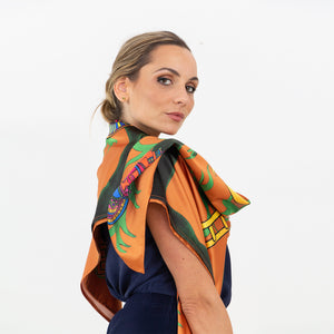 
                  
                    Load image into Gallery viewer, &amp;quot;You Are My Lucky Charm&amp;quot; Satin Scarf
                  
                