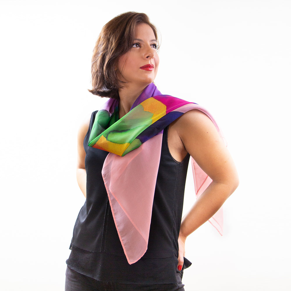 
                  
                    Load image into Gallery viewer, &amp;quot;Blur&amp;quot; Silk Scarf
                  
                