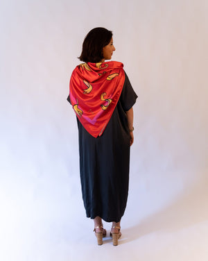 
                  
                    Load image into Gallery viewer, &amp;quot;Fluxus/Fly&amp;quot; Satin Scarf
                  
                