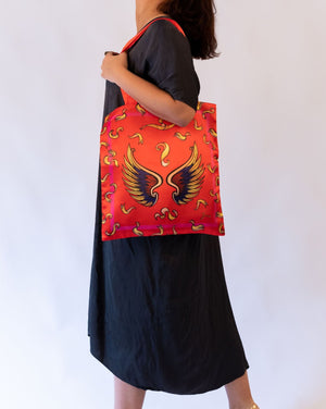 
                  
                    Load image into Gallery viewer, &amp;quot;Unfolded Outburst&amp;quot; Satin Bag
                  
                
